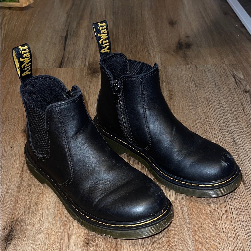 Dr. Martens Black Leather Chelsea Boots
